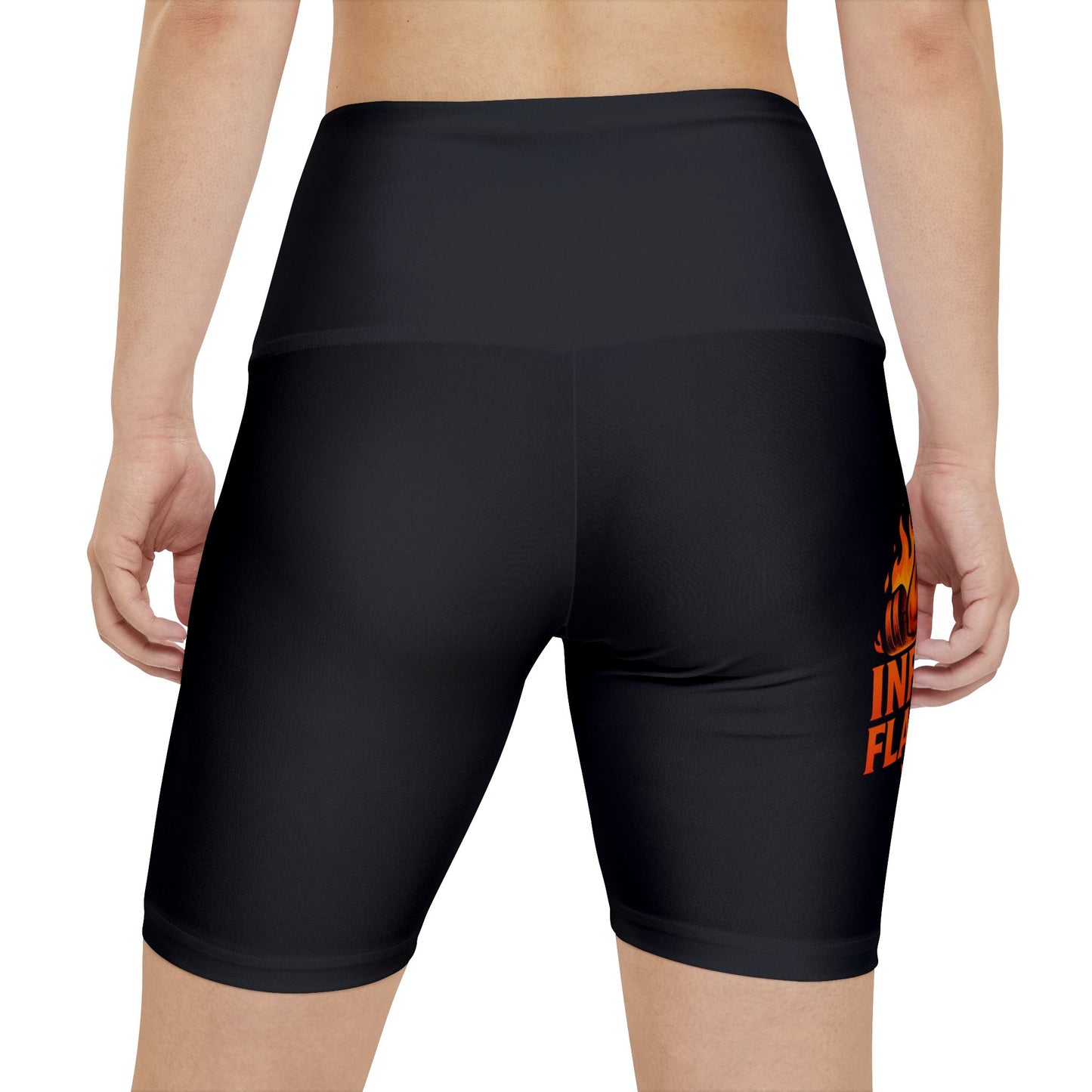 “Inferno Flame - Fit” - Women's Workout Shorts