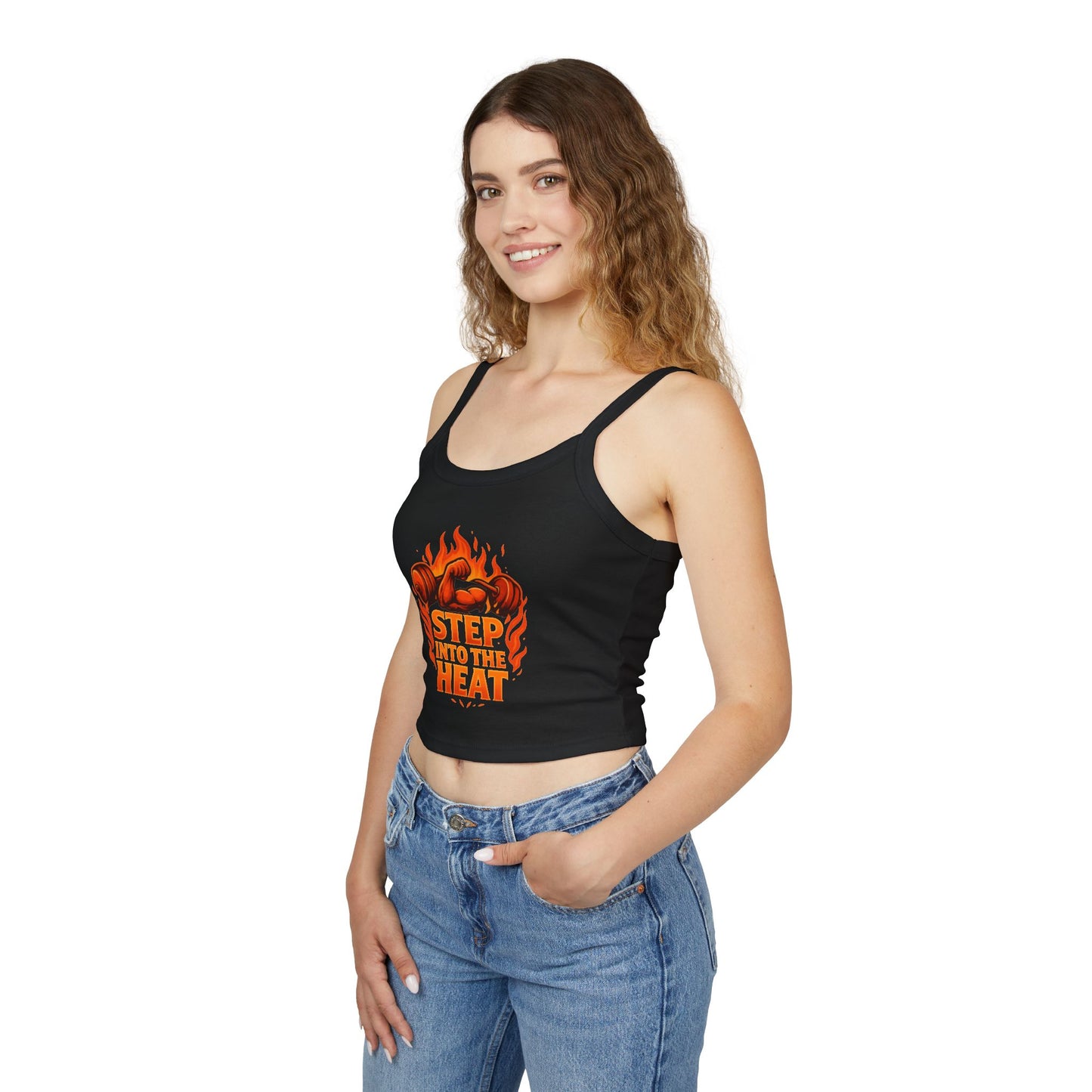 Step Into the Heat - Female Crop Top