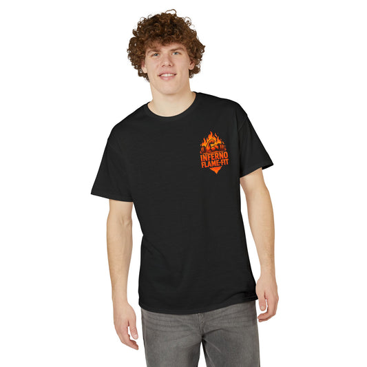 "Step in the Heat" - Inferno Flame Fit T-Shirt