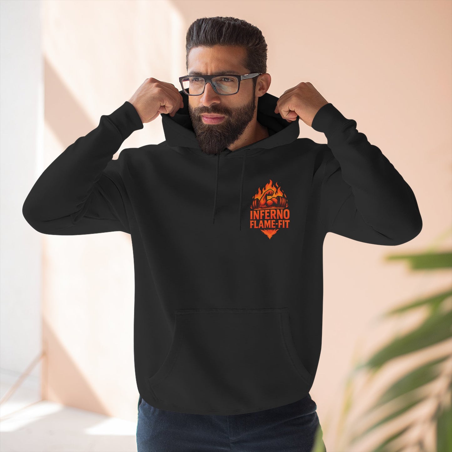 Step Into the Heat — Inferno Flame-Fit Hoodie